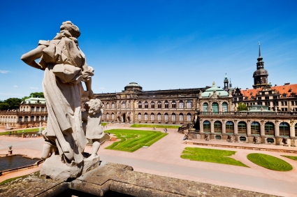 Mendebrunnen-Statue in Leipzig