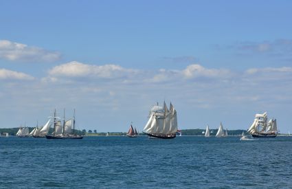 Segelschiffe auf der Kieler Woche