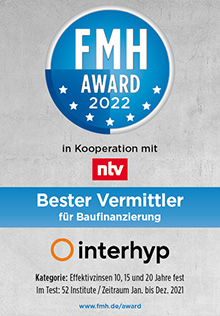 Interhyp Baufinanzierung – FMH Award 2022