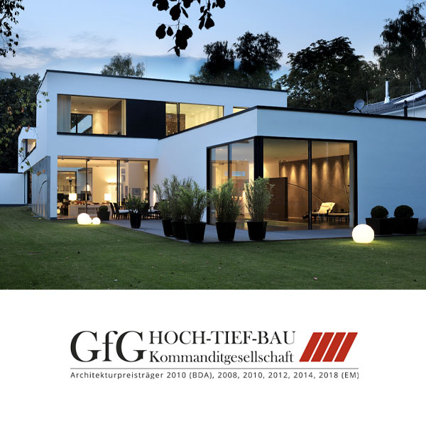 GfG Hoch-Tief-Bau – individuelle, schlüsselfertige Häuser bauen
